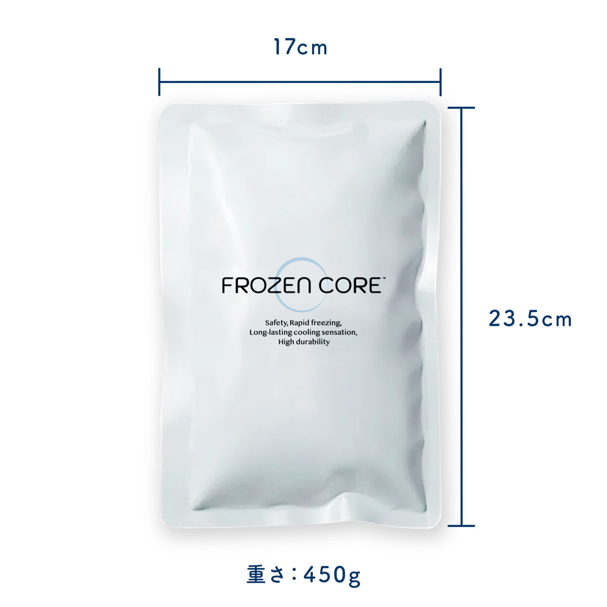 【セット】特殊低温保冷剤<FROZEN CORE>(フローズンコア)450g＋<FROZEN CORE VEST>(フローズンコアベスト)　